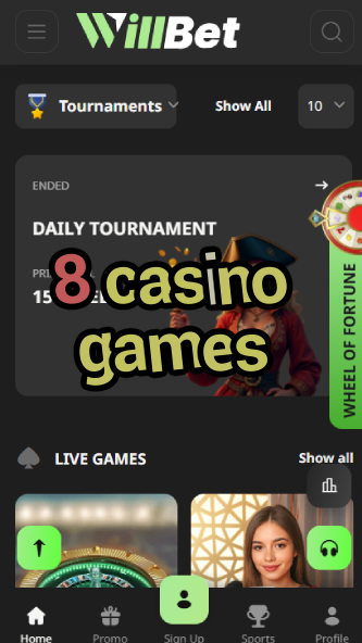 8 Casino Games - Top 8 Must-Play Games-7spincasino.ydblkf.net